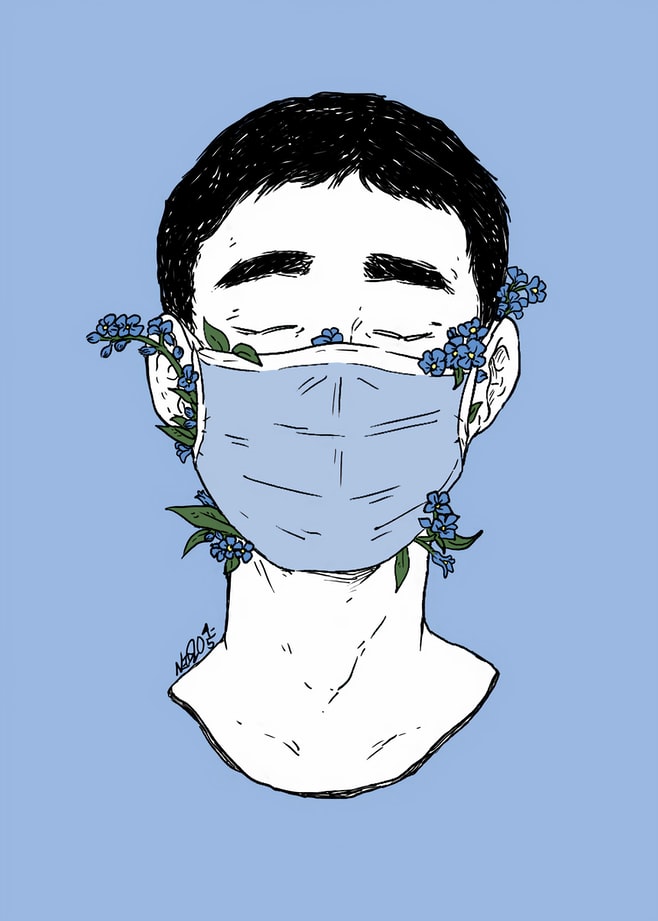 Mask cartoon
